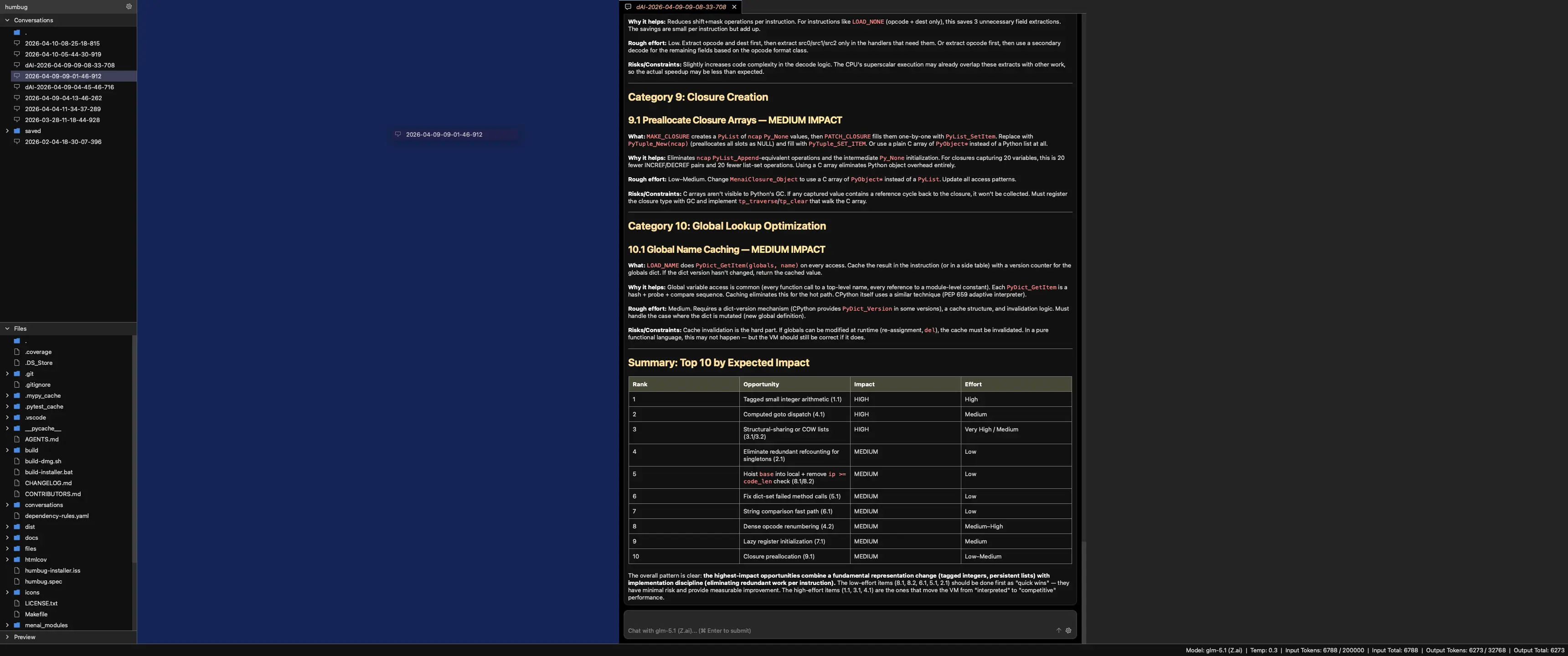 Starting a drag operation in Humbug