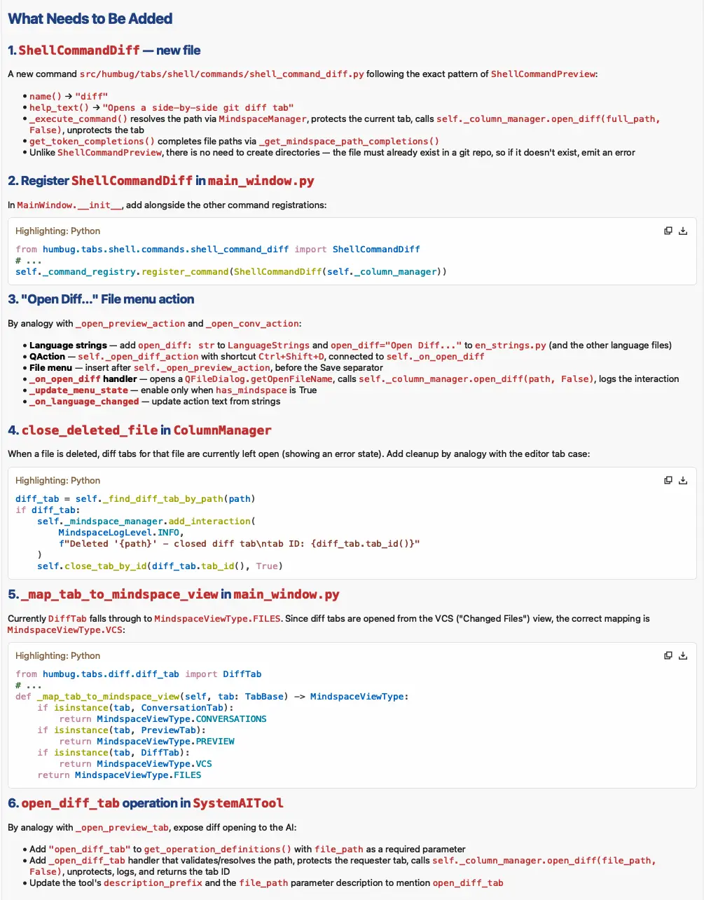 Claude's analysis of the Humbug codebase
